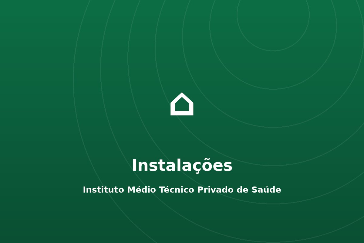 Pátio e bloco de salas